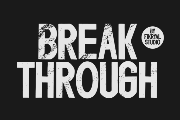 Breakthrough: A Modern Sans-Serif Font for Creative Excellence