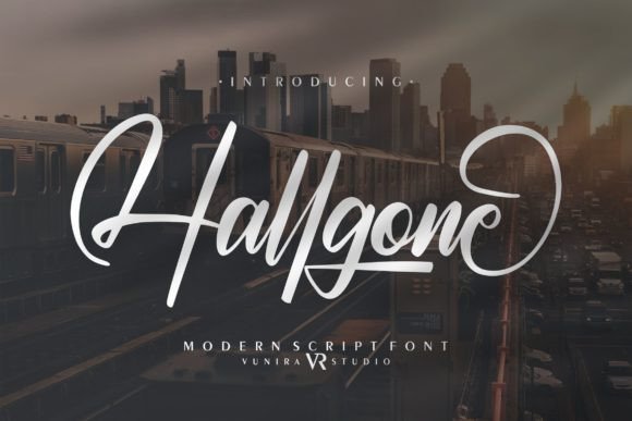 Exploring Hallgone: A Modern Script Font for Elegant Design