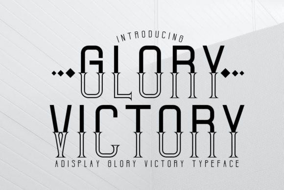 Glory Victory: A Versatile and Elegant Font for Creative Projects