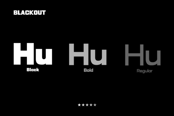 HU Blackout: A Bold Statement in Typography