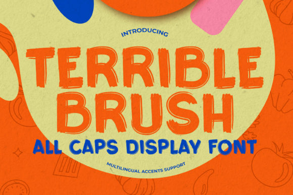 Introducing Terrible Brush: A Unique Handmade Font for Creative Expression
