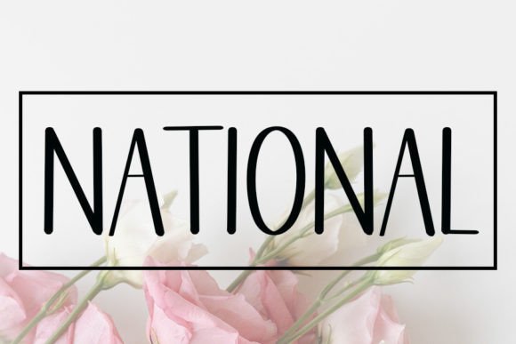 National: A Handwritten Font That Elevates Your Creative Vision