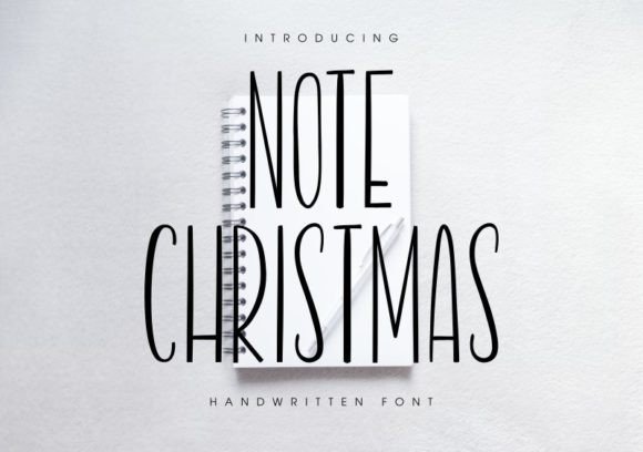 Note Christmas: A Whimsical Font That Brings Joy to Your Designs