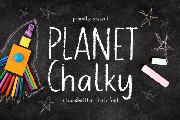 Planet Chalky: A Handwritten Touch for Creative Projects
