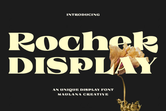 Rochek: A Stylish and Distinctive Display Font for Creative Projects