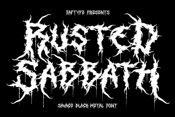 Rusted Sabbath: A Bold Choice for Death Metal Branding and Logos
