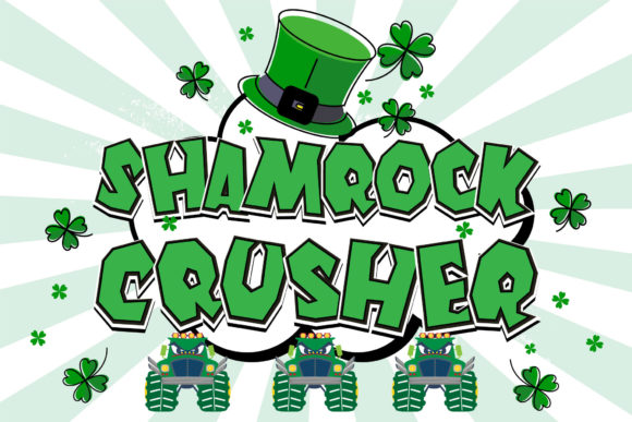Shamrock Crusher: A Bold and Versatile Display Font for Every Project