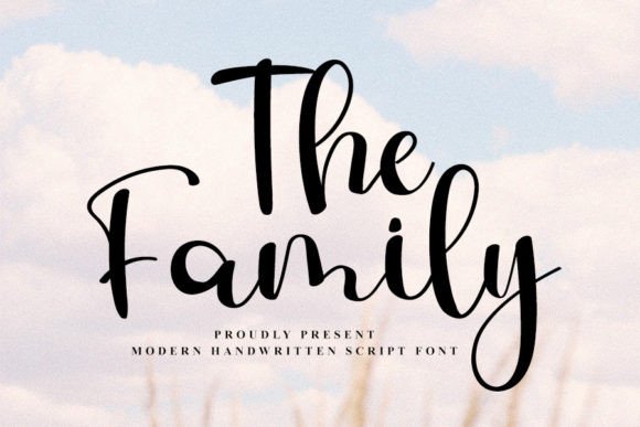 The Family: A Timeless Handwritten Font for Creative Excellence