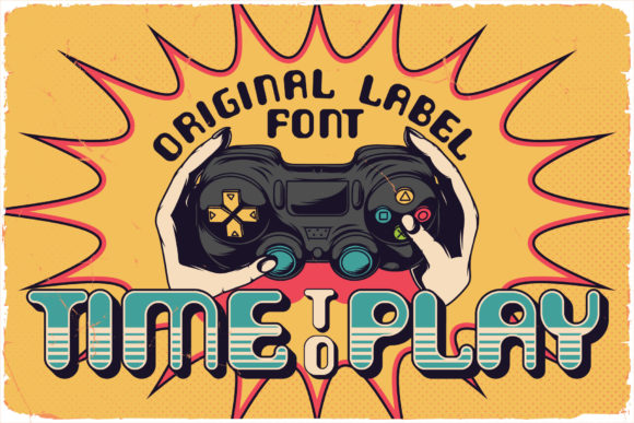 Time to Play: A Retro Font for Creative Expression